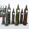 英国伦敦地标建筑皇家大本钟伦敦塔桥铅笔合金摆件模型家居摆设
