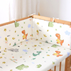 婴儿床床围一片式纯棉防撞围栏挡布儿童拼接床床围软包可拆洗定制