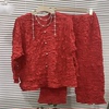 原创设计韩国泡泡棉睡衣女大码宽松网红洋气时尚长袖套头家居服