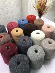 秘鲁进口羊驼绒大圈圈，线手工编织39%羊毛22%羊驼绒外套大衣编织