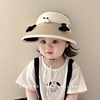 儿童帽子夏季防晒帽男女童可爱防紫外线太阳帽宝宝出游亲子空顶帽