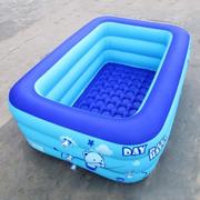 儿童洗浴玩具送海洋球约1.3米3层游泳池小孩洗澡浴盆婴儿充气儿童