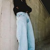 Wang Yibo's Same Jeans Tbz Big Boy Jeans Skateboard Dlh Loos