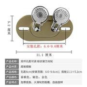 。双杆万向轮手摇升降晾晒衣架转角器滑轮钢丝转向轮定位器墙角吊