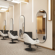 美发店镜台网红理发店，剪发镜子发廊专用单面，烫染可挂墙理发镜