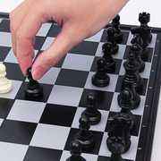 ub友邦国际象棋儿童比赛专用带磁性折叠中大号便携高档棋子盘套装