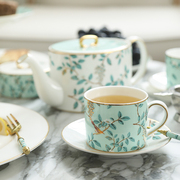 安娜16点骨瓷英式下午茶茶具欧式陶瓷咖啡杯咖啡具春日茶园