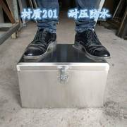 201摩托车不锈钢后备箱储藏箱电动车尾，箱支持加厚201304