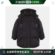 香港直邮AMI 男士黑色长款羽绒服 H21OW206-299-001羽绒服/棉服