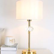 欧式水晶台灯卧室床头现代时尚轻奢大气创意浪漫温馨金色高档台灯