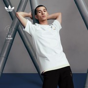 印花运动上衣圆领短袖T恤男装夏季adidas阿迪达斯三叶草HZ1155