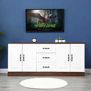 定制实木电视柜小户型，胡桃色储物柜组合地柜高款卧室，电视柜现代简
