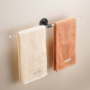亚克力浴室毛巾杆卫生间挂毛巾架子壁挂单杆多杆厕所置物架挂杆