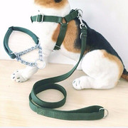 狗狗牵引绳胸背带金毛p链，项圈哈士奇遛狗，绳萨摩耶狗绳子中大型犬