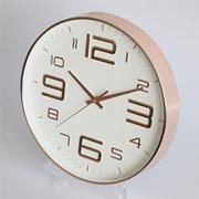 14寸35cm塑料挂钟创意时尚，客厅立体数字刻度挂钟钟表