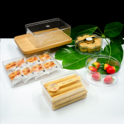 饼干包装盒透明硬塑料重复使用干果打包盒千层蛋糕提拉米苏盒子