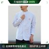 日本直邮Danton 男女同款长袖格纹条纹立领衬衫 DT-B0280 OXP 春