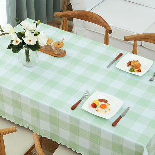 茶几餐桌布防水防油防烫pvc塑料，免洗桌布布艺北欧长方形台布桌垫