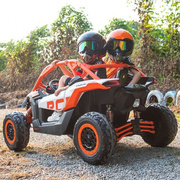 越野儿童电动车四轮亲子，玩具车可坐大人双人座宝宝遥控汽车
