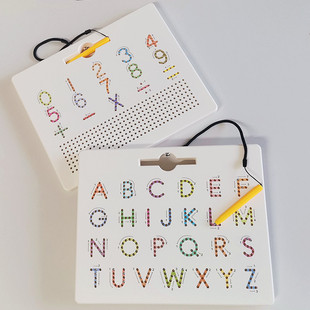 儿童早教双面磁性写字板，大小写字母数字练习画板启蒙益智玩具