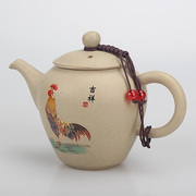 粗陶亏本处理茶壶泡茶壶单个功夫茶具陶瓷家用中式仿古创意耐高温
