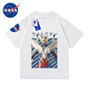 NASA联名男童纯棉短袖t恤夏季潮牌卡通赛罗特利迦中大儿童亲子装