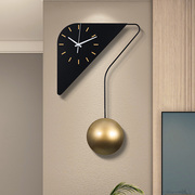 钟表挂钟客厅家用时尚装饰挂表现代简约大气，网红轻奢个性创意时钟