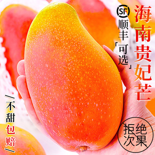 海南贵妃芒果新鲜10斤水果当季整箱树上熟大果热带脆辣椒芒果
