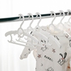 日本可伸缩儿童衣架宝宝衣物晾衣架晒衣架防滑晾晒架小衣撑衣服挂