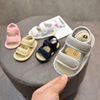 夏季婴儿凉鞋网布3-6-8-12个月宝宝学步鞋防掉男女软底防滑0-1岁