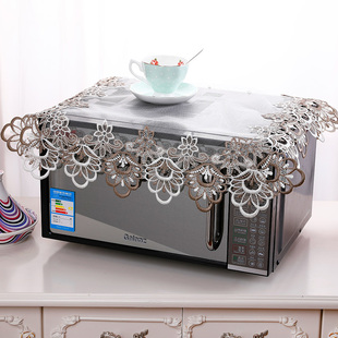 法式蕾丝盖巾烤箱罩通用型微波炉罩冰箱，茶具万能盖巾厨房电器盖布