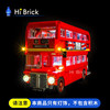 HiBrick积木灯饰 伦敦双层巴士兼容乐高10258 LED灯光灯具灯饰