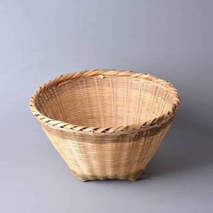 鸡蛋筐竹编制品 手工编织竹篮 家用竹箩 水果篮 竹篓 米篮 竹筐