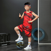 青少年篮球服儿童球衣篮球男女童定制比赛训练背心，大中童运动套装