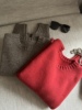 韩国秋冬纯羊毛面料杂色点点高级感净版圆领套红色毛衣针织衫女