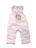 冬季粉色灯芯绒刺绣图案夹棉厚款3-6个月女宝宝连体衣哈衣爬爬服
