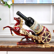 促欧式创意复古葡萄红酒架摆件酒柜装饰品摆设，现代家用酒瓶展示厂