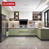金牌厨柜花语系列橱柜定制整体厨房厨柜灶台柜一体装修设计