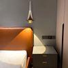 卧室床头现代简约可自由升降创意触摸开关，设计感长线小吊灯吊线灯