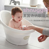 英国Shnuggle诗纳歌新生婴儿浴盆宝宝洗澡0-12个月可躺可坐加厚