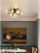 欧式吸顶灯新古典卧室客厅餐厅大气复古美式地中海田园艺术吸顶灯