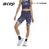CEP 染花款五分健身裤女 运动短裤专业跑步紧身裤子夏季