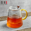 雅集茶具加厚耐热玻璃锤纹棱影壶茶水，分离泡茶壶煮茶器过滤泡茶器