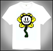 SunflowerT-shirt白色短袖向日葵T恤欧美潮流T恤