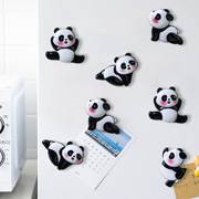 卡通创意熊猫冰箱贴磁贴冰箱装饰品动物，造型冰箱贴成都旅游纪念品