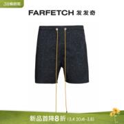 rhude男士，蛇纹短裤farfetch发发奇