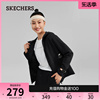 skechers斯凯奇春夏女装空，气层连帽外套简约百搭保暖长袖