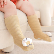 秋冬新生儿立体卡通公仔婴儿袜子点胶防滑松口宝宝袜儿童地板袜