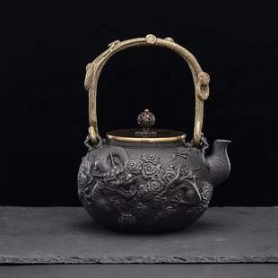 纯手工铁壶家用铸铁茶壶套装泡，茶壶日式煮茶炉煮水壶煮茶器