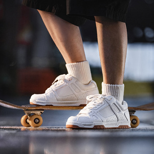 地心引力Gravity 小众设计情侣美式街头滑板鞋小白鞋休闲面包鞋子